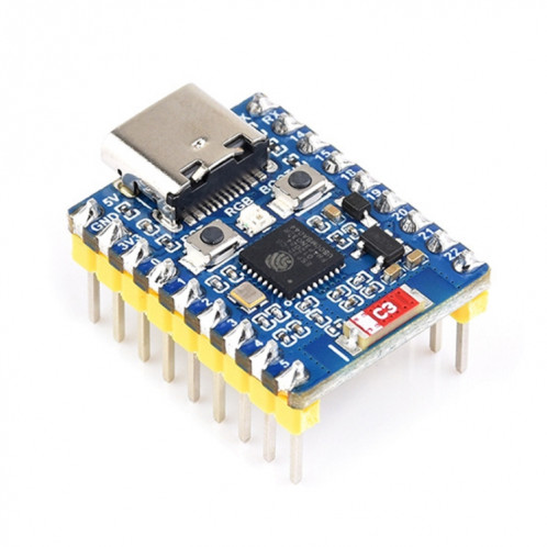Carte de développement Waveshare ESP32-C6 Mini WiFi 6 et Bluetooth 5 à double processeur, spécifications : Zero-M SW47021862-09